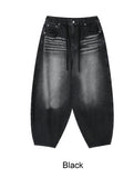 Reuben Balloon Banding Denim Pants