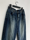 Windbreaker y2k denim wide pants