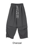 Freak pintuck nylon balloon pants