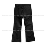 Marine Flare Cotton Pants