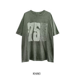 Pauline 75 Lettering Pigment Short Sleeve T-Shirt