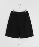 [Unisex] Pengu Summer Cotton Banding Bermuda Pants