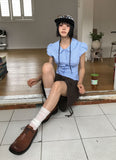 ♥ BUTTON STRAP CHECK SH