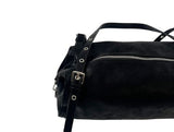 Search Leather Vintage Eyelet Buckle Shoulder Bag