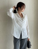 [Plan] Ollen Summer Linen Collar Shirt