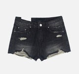 Karina Destroyed Denim Shorts