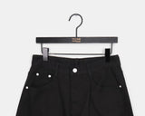 Deer Back Patch Stud Wide Balloon Pants