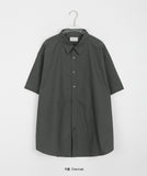 Deiku Basic Cotton Over Short Sleeve Shirt