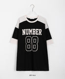 Petty Color Matching Over Short Sleeve Tee