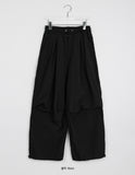 [unisex] Ruisha nylon banding string parachute jogger pants