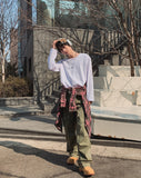 Slow Dyeing Cargo Pants