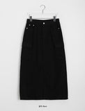 Anku Cotton Cargo Long Skirt