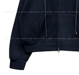 Dane Check Two-Way Hoodie Zip-Up