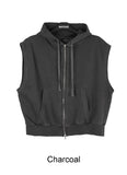 Hens Pigment Hood Zip-Up Vest