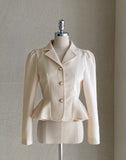 Daver Puff Peplum Short Jacket