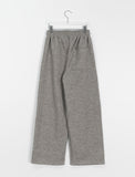 [unisex] Seina Banding Brushed Wide Knit Pants