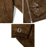 Eddie Cropped Suede Jacket