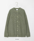 [unisex] Markel round wool over cardigan