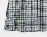 Nemu Check Cotton Long Skirt