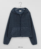 Kyodai String Dot Fleece Hood Zip-Up