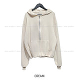 Henne Warmer Layered Two Way Hooded Zip-Up