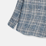 Reina Summer Check Over Fit Shirt