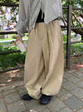 Chier Belt Set Cotton Wide Banding Pants