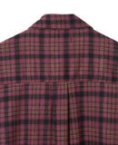 Tier peach checkmate shirt