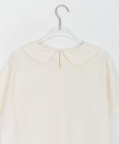 [BAONHAUS] Kepping round collar short sleeve blouse