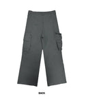 Diagonal cargo pants