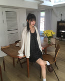 [MADE] Handel Ribbon Strap Dot Layered Mini One Piece