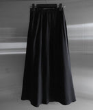 Raven Scarf Blouse Two-Piece Set