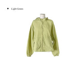 Lean String Hood Cap Crop Windbreaker