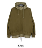 Erriff Hood Layered Sweatshirt