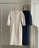 Eini simple H line slit one piece (belt set)