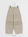 Roil Cotton Wide Cargo Pants