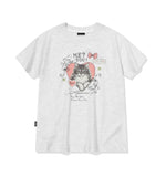Miyucat Crop Short Sleeve Tee