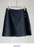Audrey Jacquard Button Wrap Skirt Pants