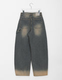 Fanni Painter Vintage Washed Denim Pants
