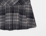 Pehi Check Pleated Skirt