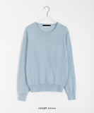 Meldig cashmere color round knit