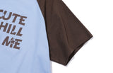 Cute Chill Raglan Short Sleeve Tee