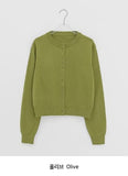 Lekin Button Round Cardigan