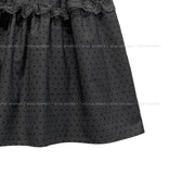 Pereu Dot Frill Midi Skirt