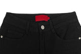 Chuser Cargo Strap Pintuck Bootcut Pants