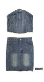 Hill denim twopiece set