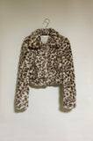 poodle crop fur jacket