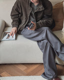 Ray Belted Wide Slacks