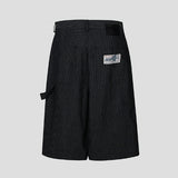 Rudd Pin Stripe Bermuda Denim Pants