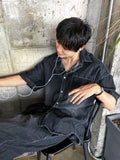 Line Brush Wide Denim